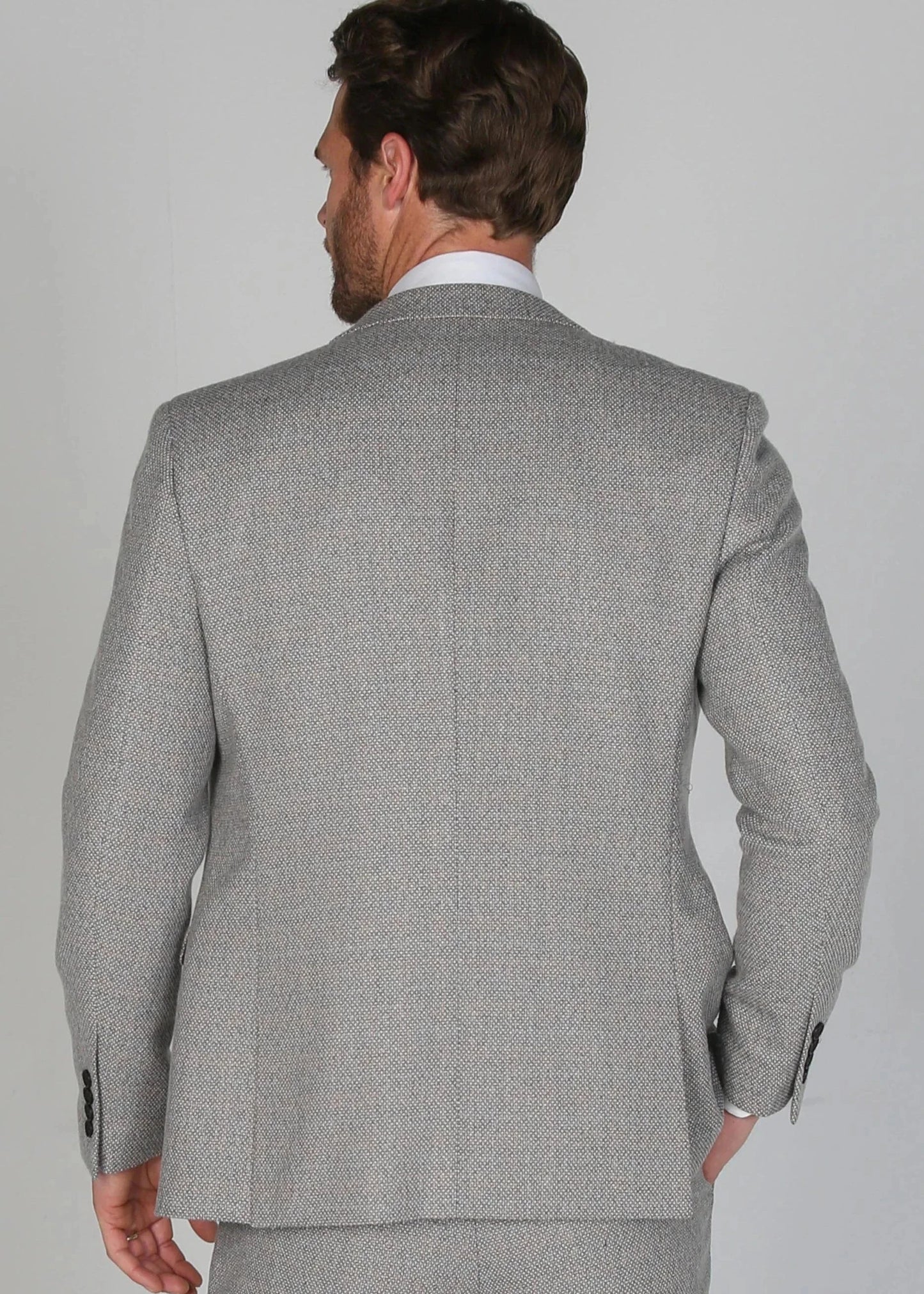 Paul Andrew Ralph Grey/Cream 3-Piece Suit
