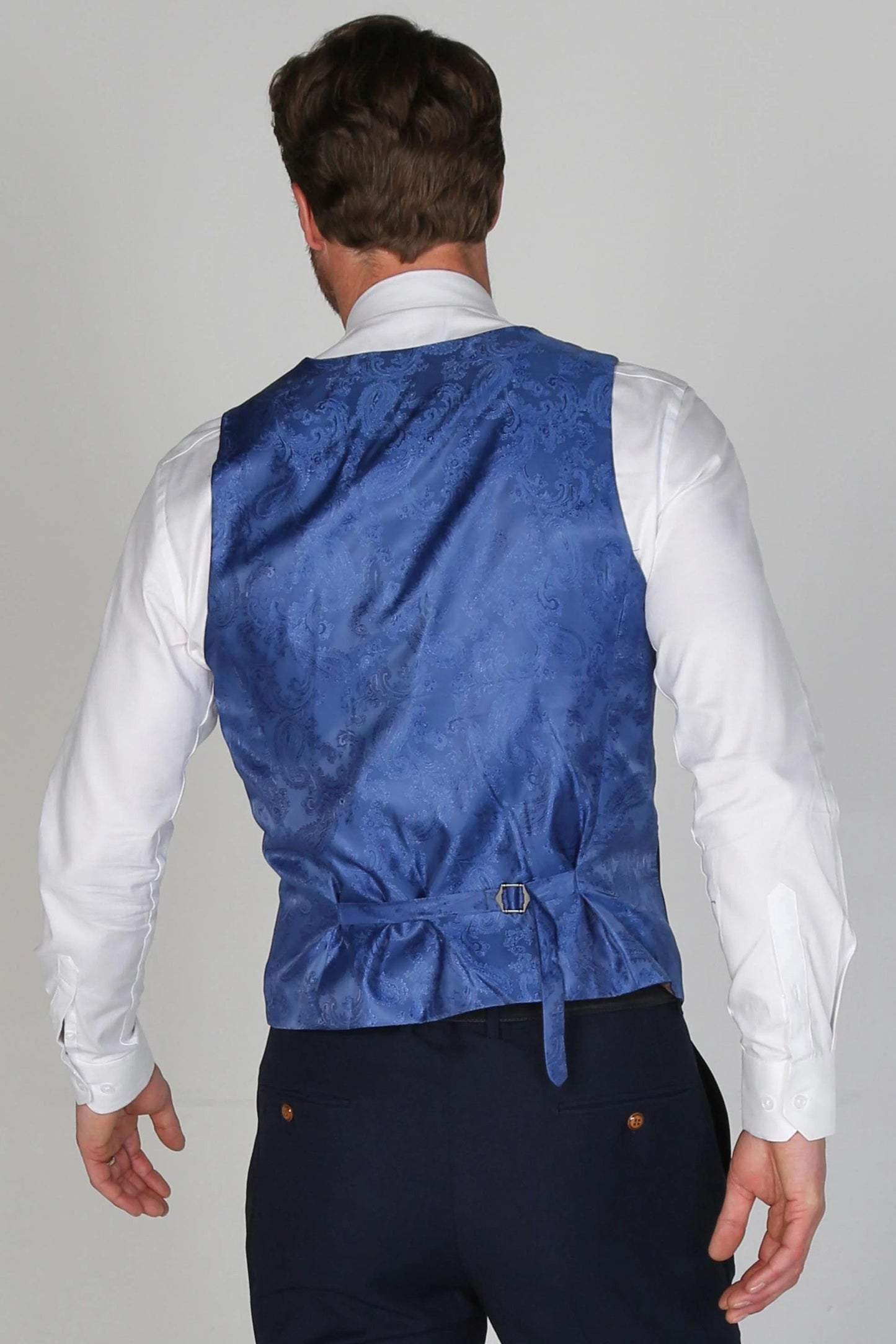 PAUL ANDREW MAYFAIR NAVY 3-PIECE SUIT
