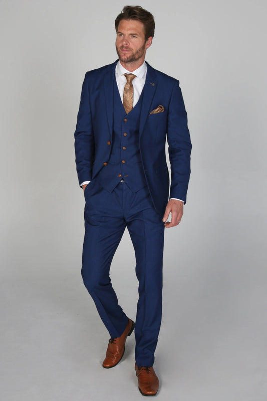 Paul Andrew Mayfair Blue 3-Piece Suit