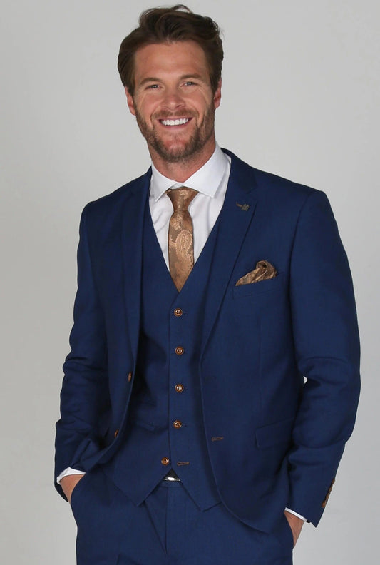 Paul Andrew Mayfair Blue 3-Piece Suit