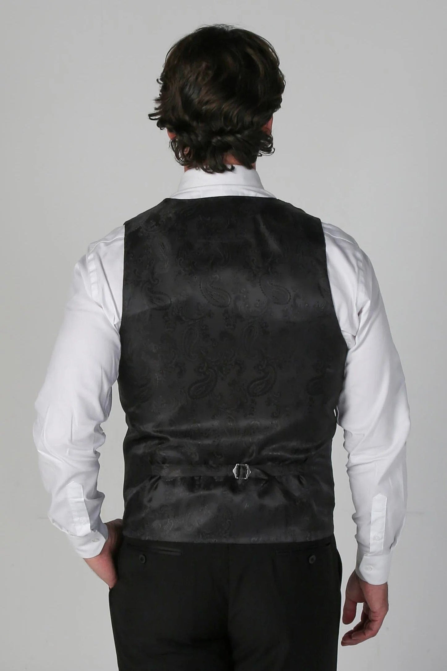 Paul Andrew Ford Black 3-Piece Tuxedo Suit