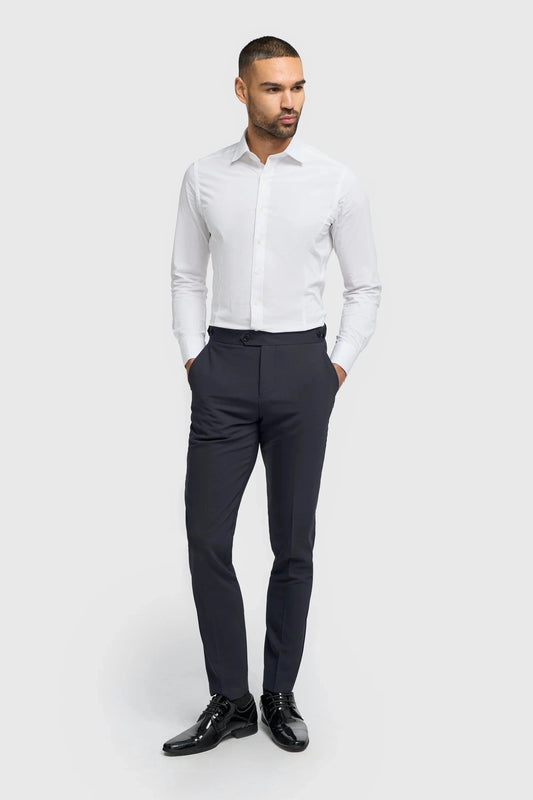 Cavani Rossi White Double Cuff Shirt