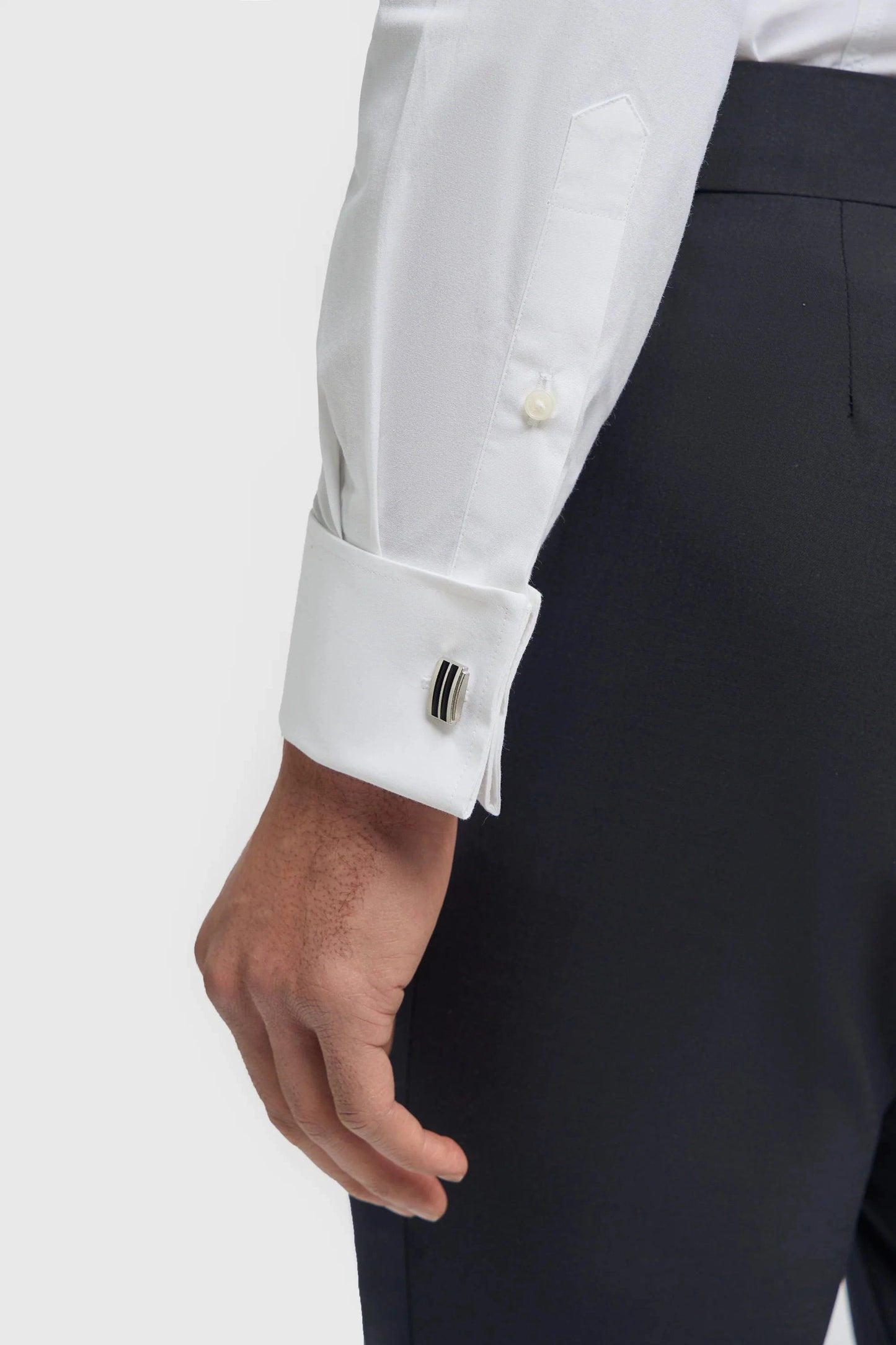Cavani Rossi White Double Cuff Shirt
