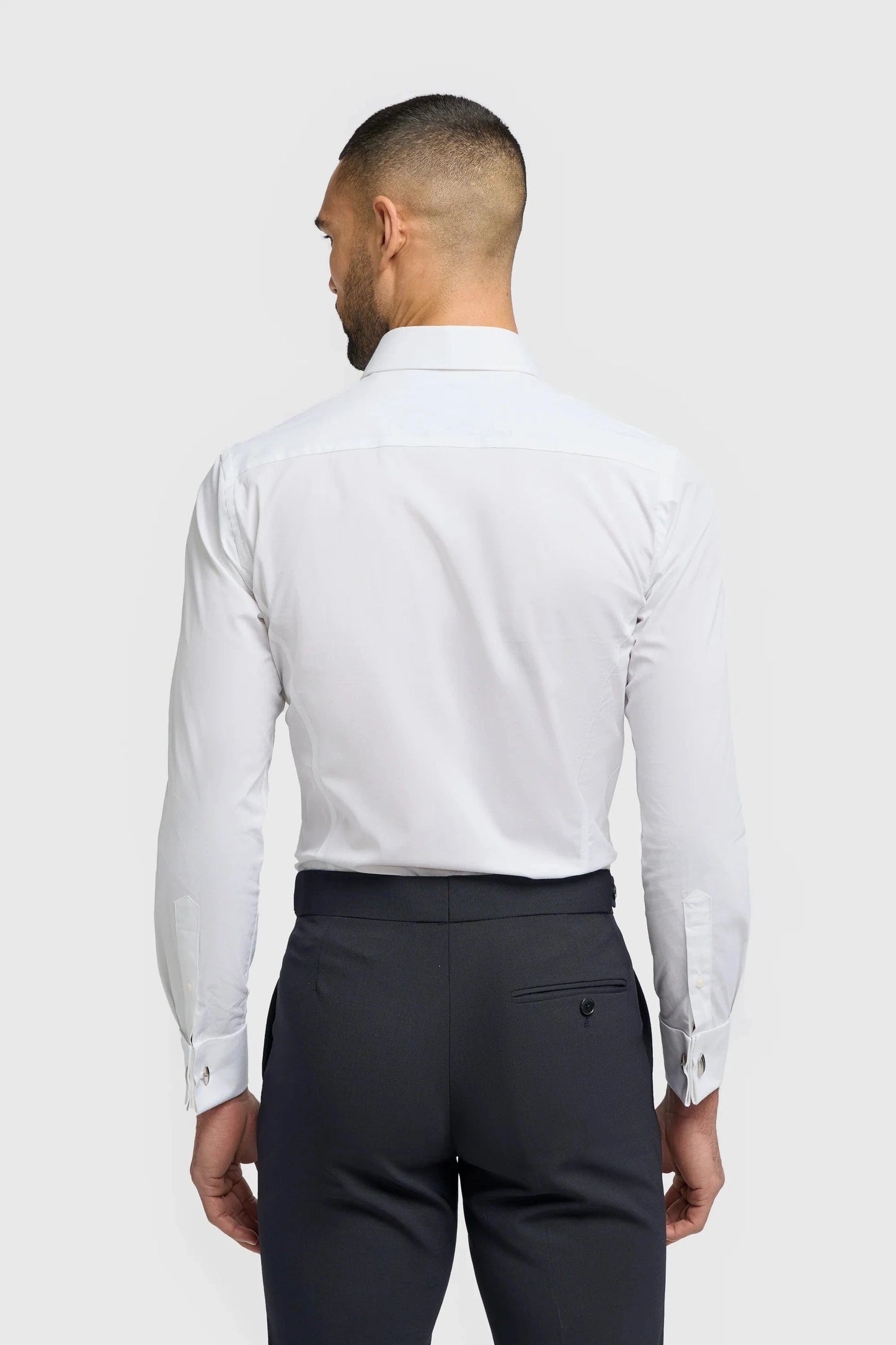 Cavani Rossi White Double Cuff Shirt