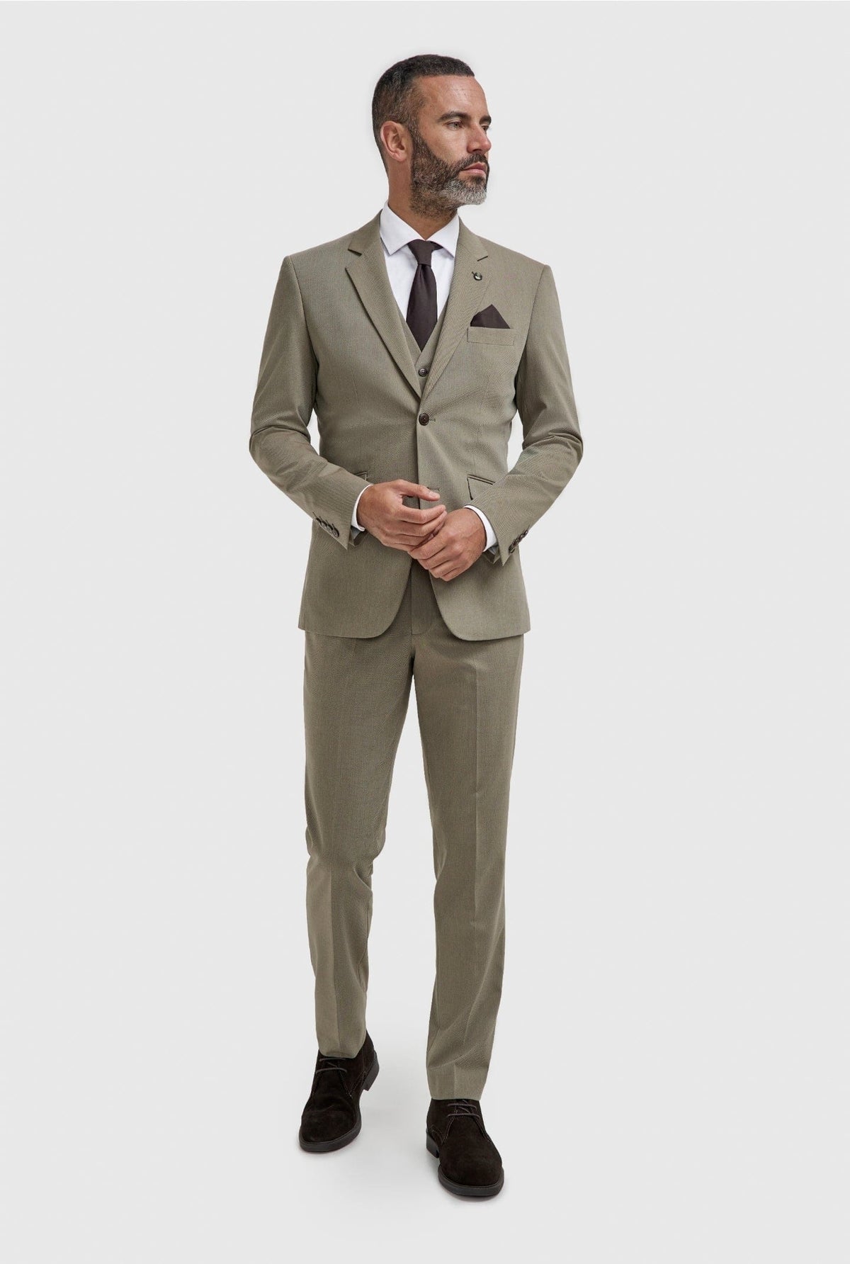 Cavani Donatella Sage Three Piece Suit