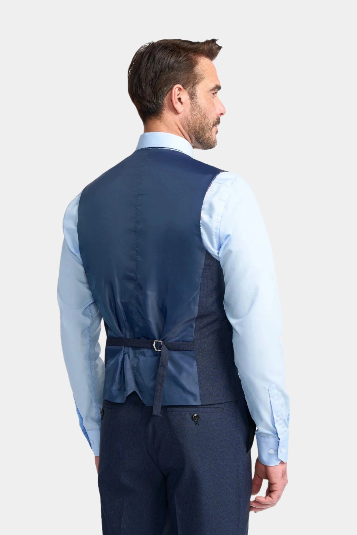 Cavani Seeba Navy Three Piece Suit