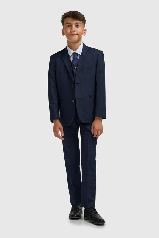 Cavani Seeba Navy Boys 3-Piece Suit