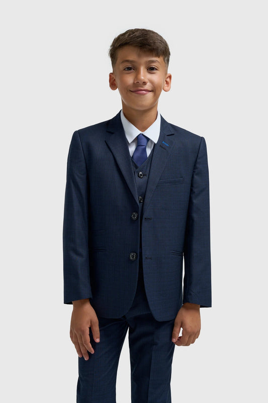 Cavani Seeba Navy Boys 3-Piece Suit