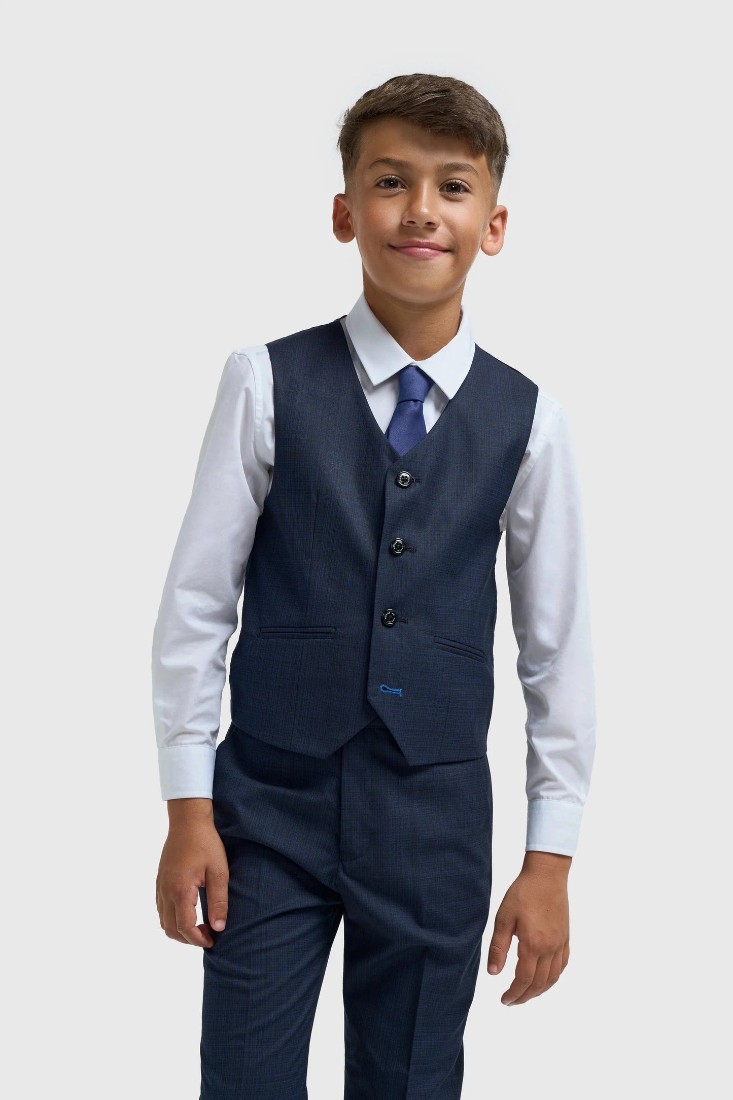 Cavani Seeba Navy Boys 3-Piece Suit