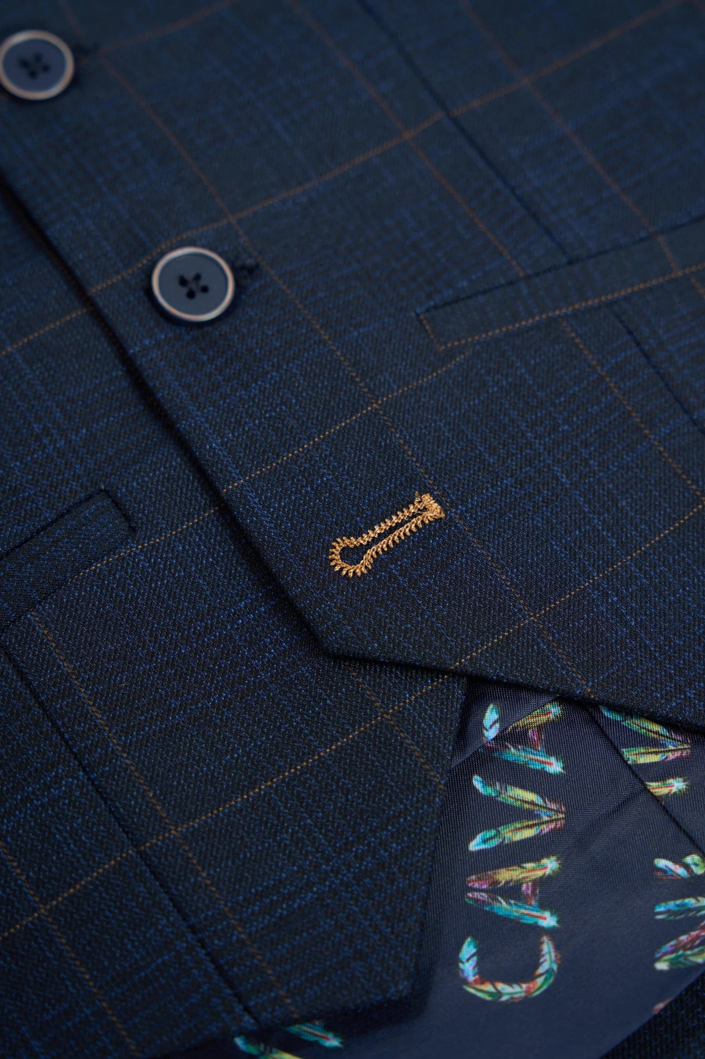 CAVANI BOYS TORINO NAVY 3-PIECE SUIT