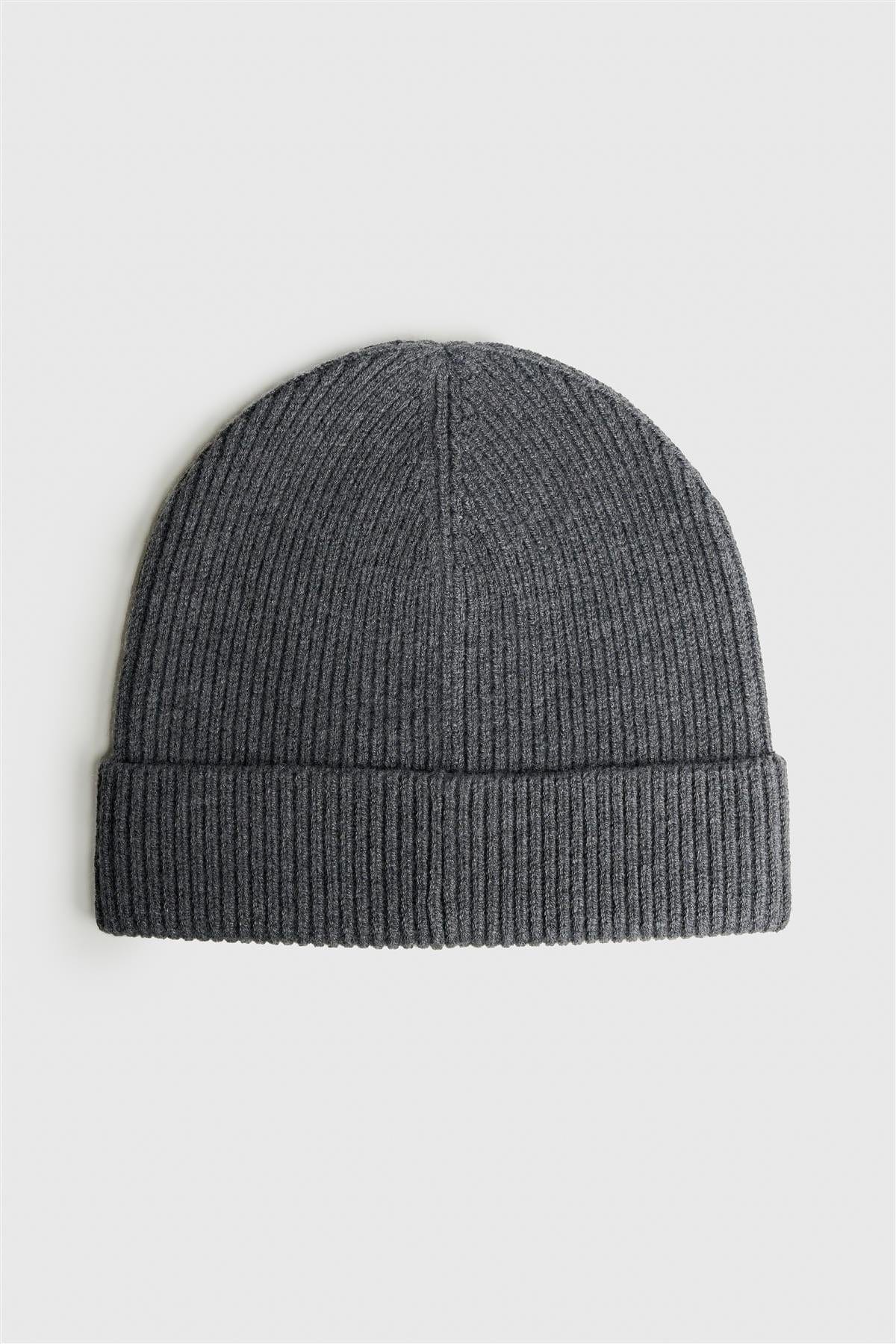 Cavani Grey Beanie Hat
