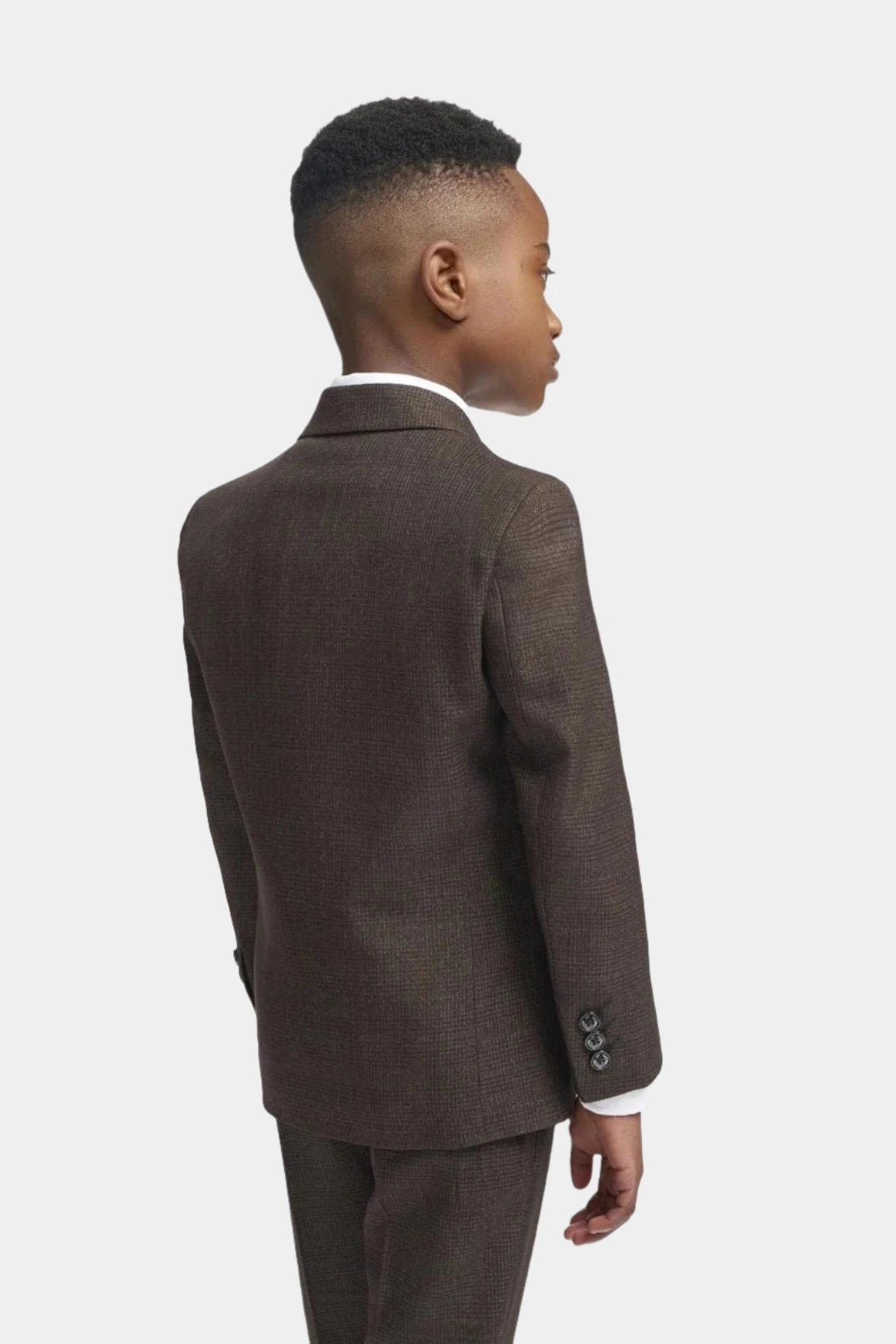 CAVANI CARIDI BOYS BROWN 3 PIECE SUIT