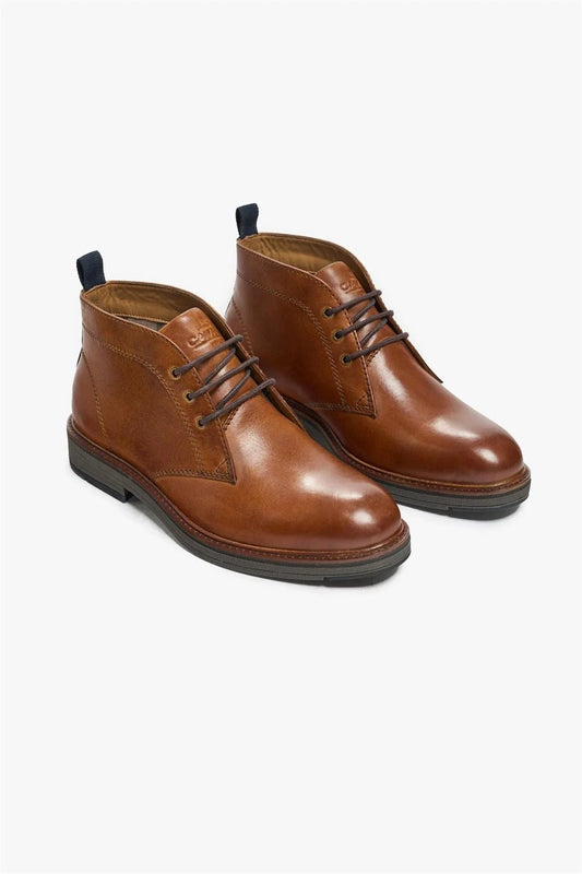 Cavani Austin Tan Leather Boots