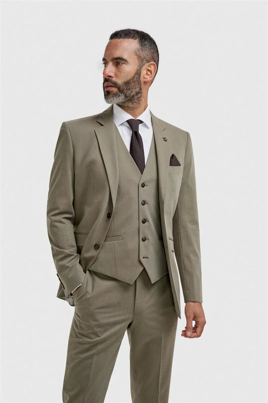Cavani Donatella Sage Three Piece Suit