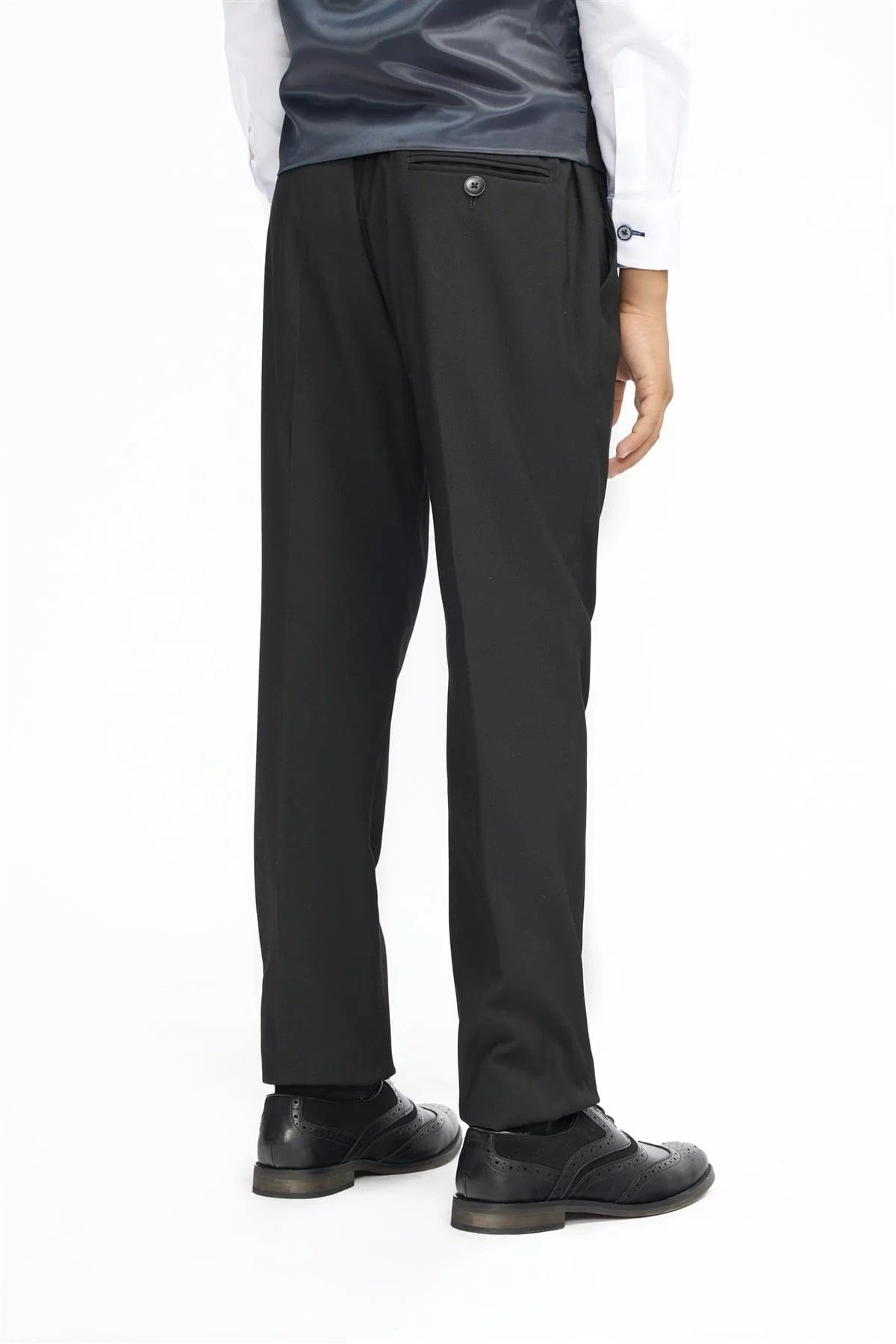CAVANI BOYS MALIBU BLACK 3-PIECE SUIT
