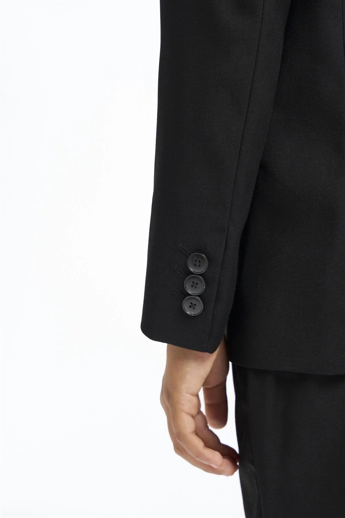 CAVANI BOYS MALIBU BLACK 3-PIECE SUIT