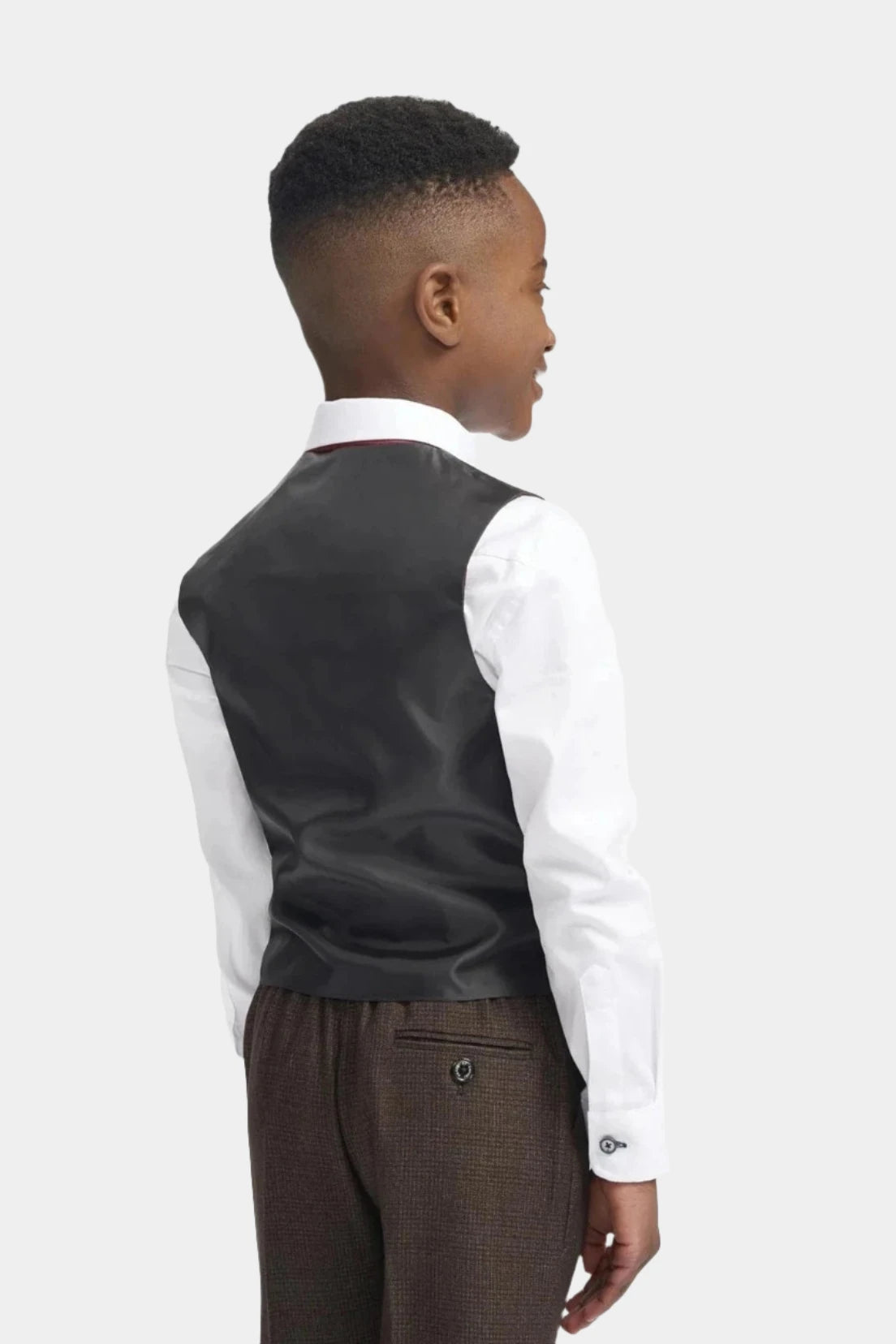 CAVANI CARIDI BOYS BROWN 3 PIECE SUIT