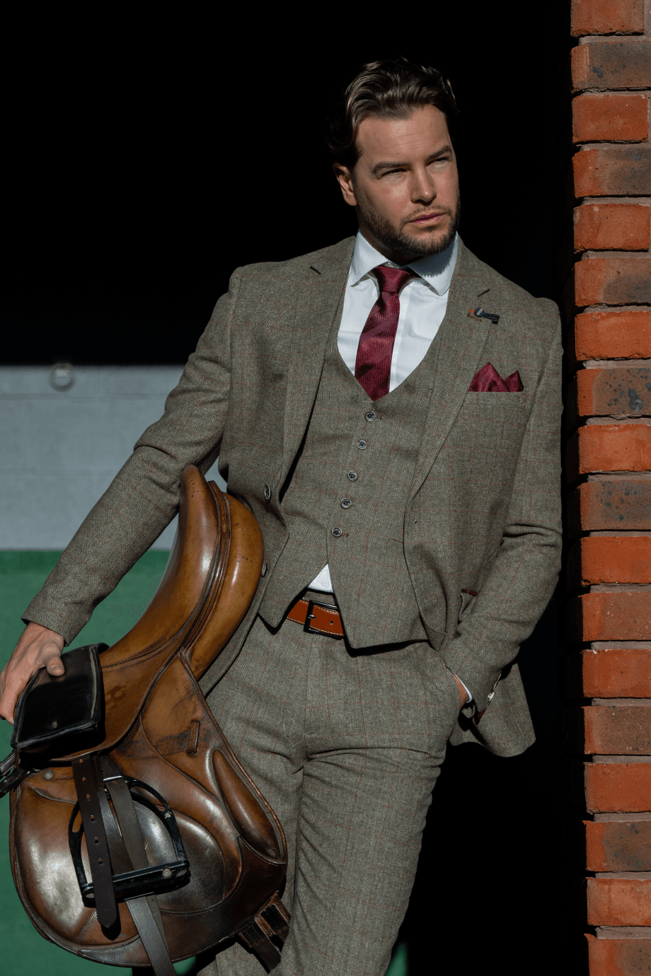 Cavani 3 2025 piece tweed suit