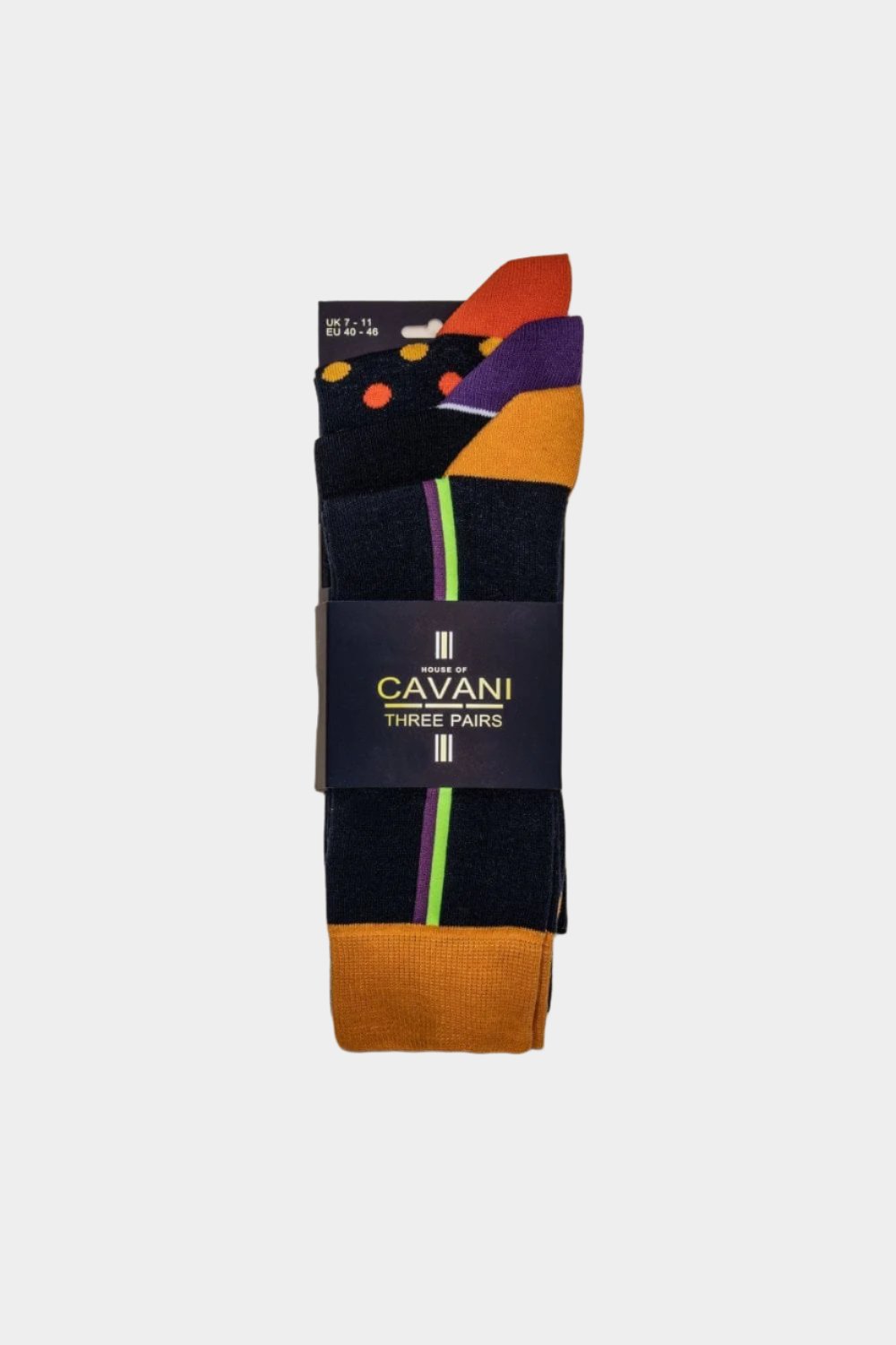 CAVANI SAMMI 3-PACK MEN'S DRESS SOCKS
