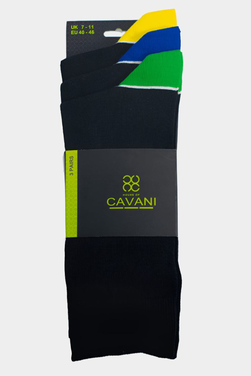 CAVANI LOUIS 3-PACK MEN'S DRESS SOCKS