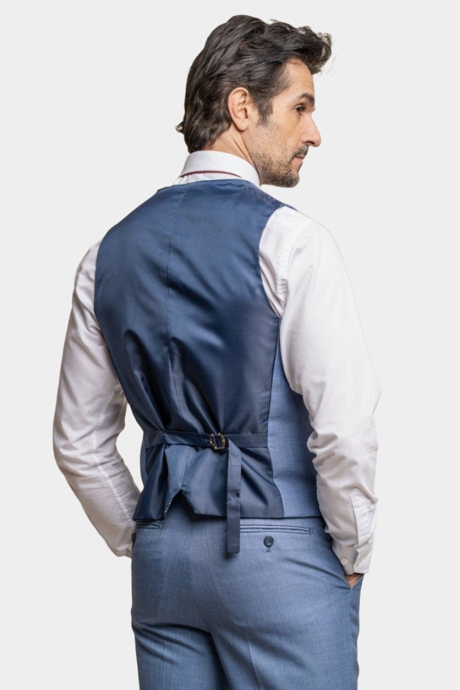 CAVANI BLUE JAY LIGHT BLUE 3-PIECE SUIT