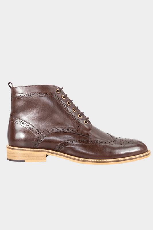 Cavani Holmes Brown Leather Boots