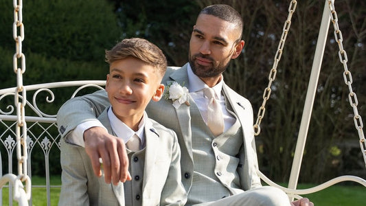 Father & Son Matching Suits for Weddings