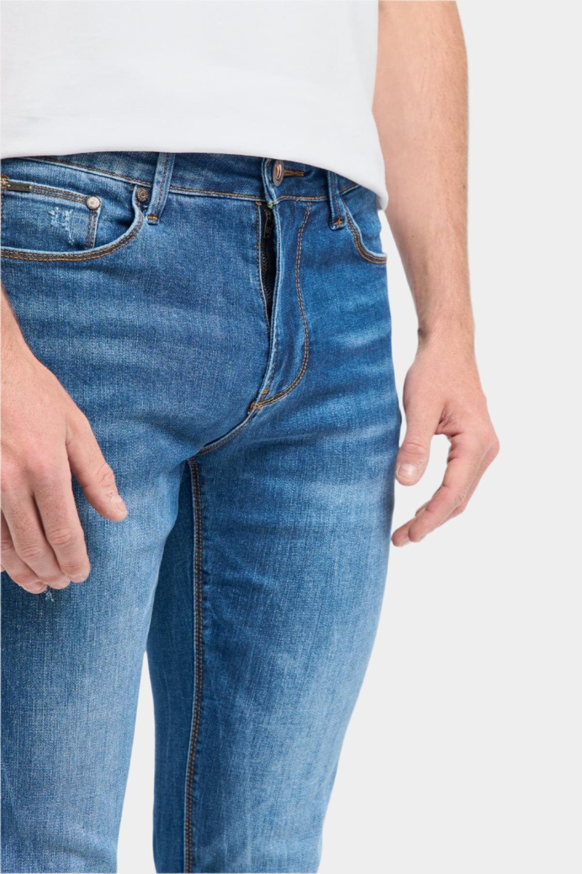 BLAZE BLUE SLIM STRETCH JEANS