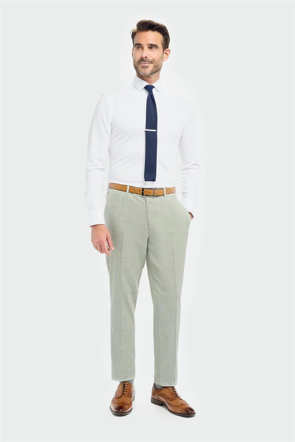 CAMDEN SAGE TAILORED TROUSERS