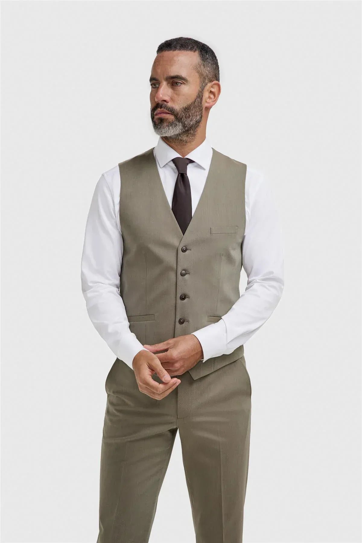 Cavani Donatella Sage Three Piece Suit