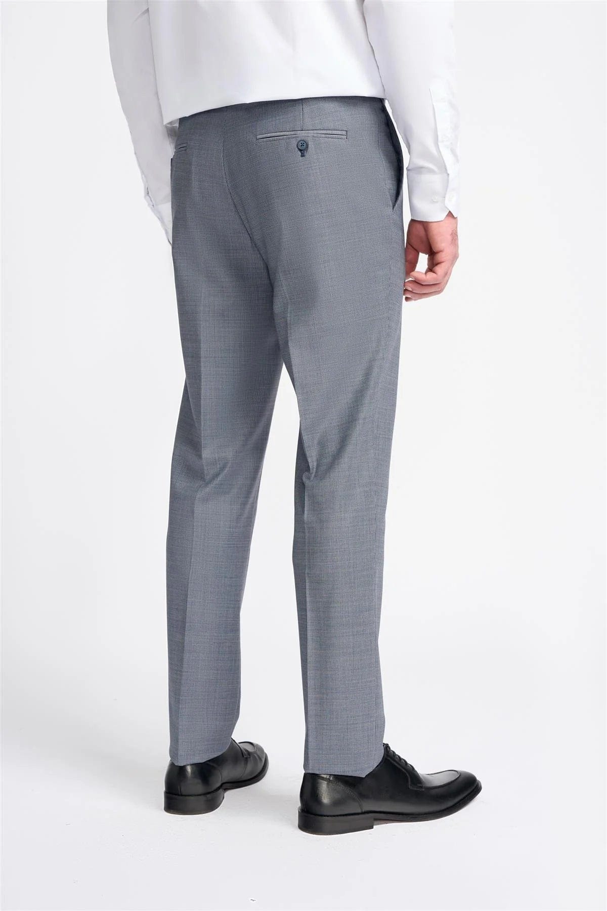 BOND PUPPY TOOTH SLIM TROUSERS