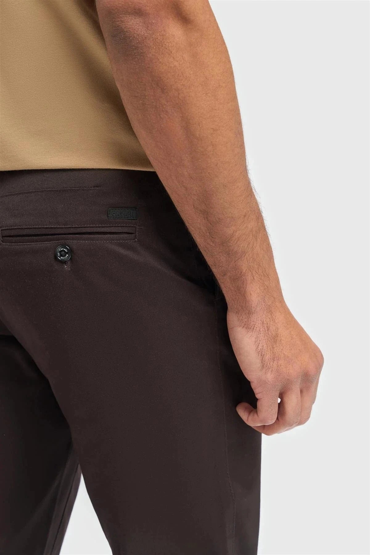 CAVANI DAKOTA CHOCOLATE SLIM CHINOS