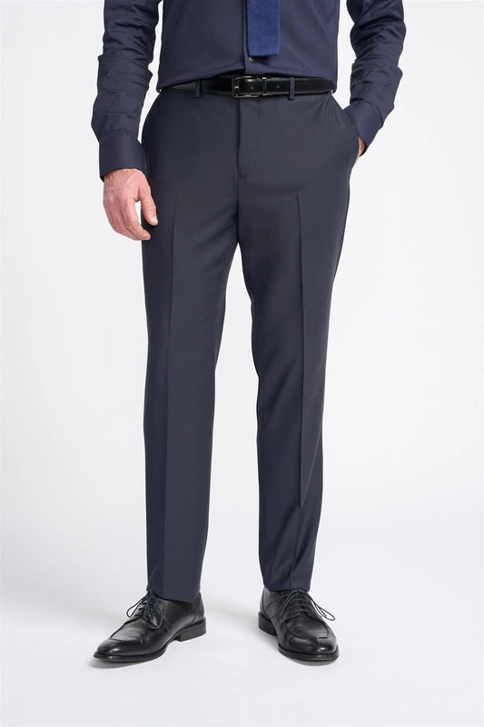 BOND MIDNIGHT NAVY SLIM TROUSERS