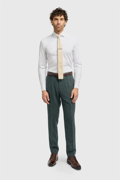 Cavani Thomas Lush Olive Tweed Trousers