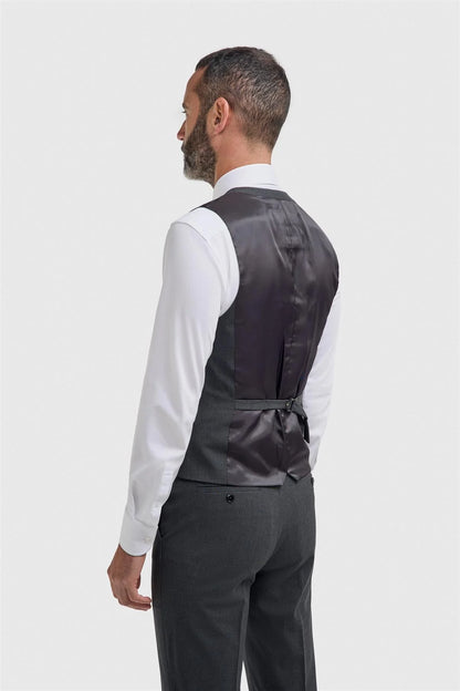 Cavani Malibu Charcoal Waistcoat
