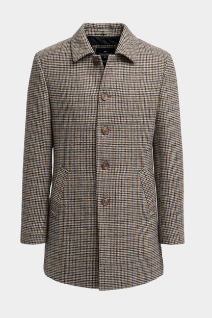 EDDIE TAN HOUNDSTOOTH COAT