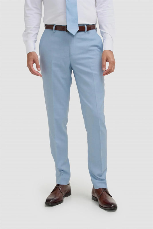 Cavani Malibu Sky Blue Melange Trouser