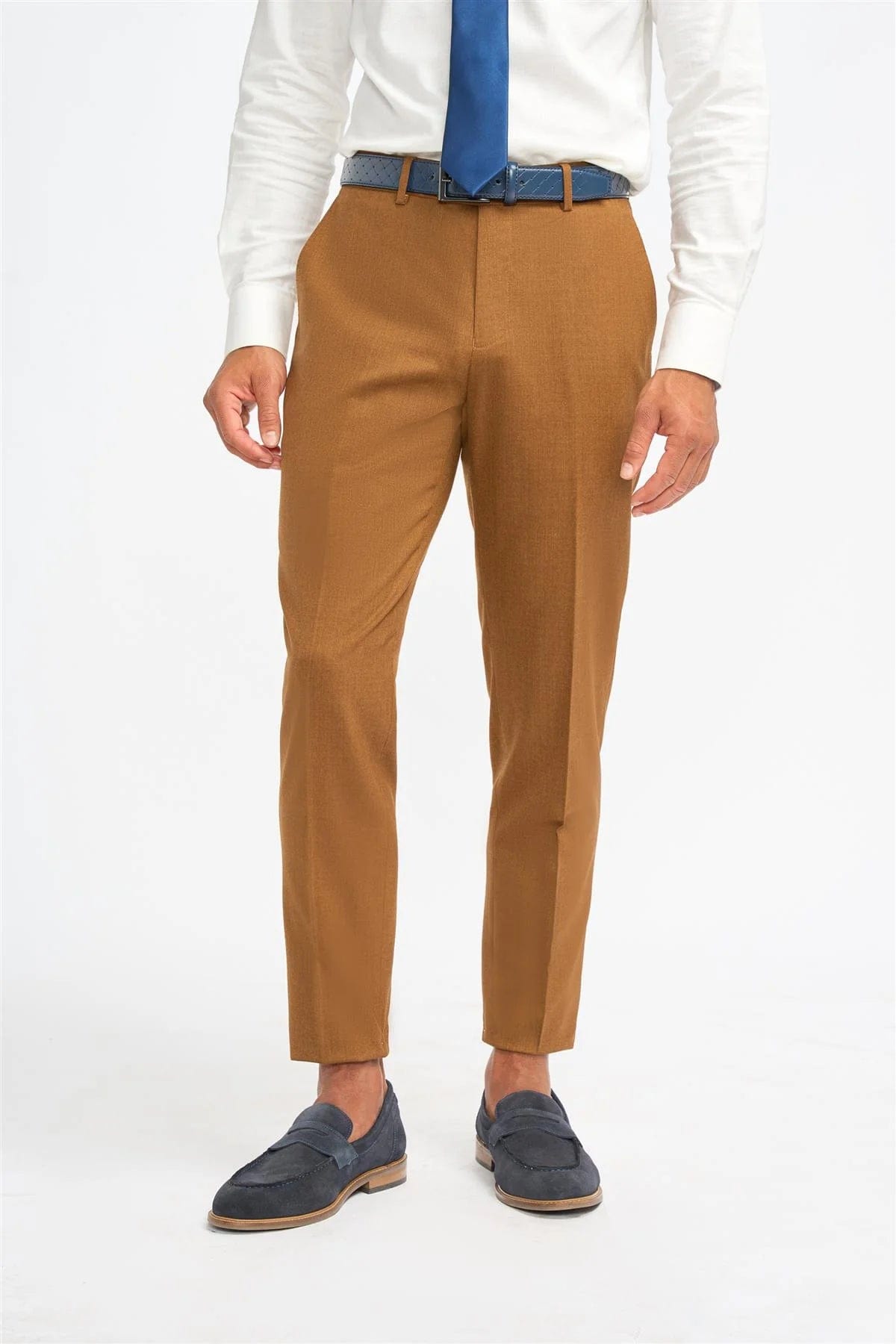 JAMES SIERRA SUPER 130s WOOL SLIM TROUSERS