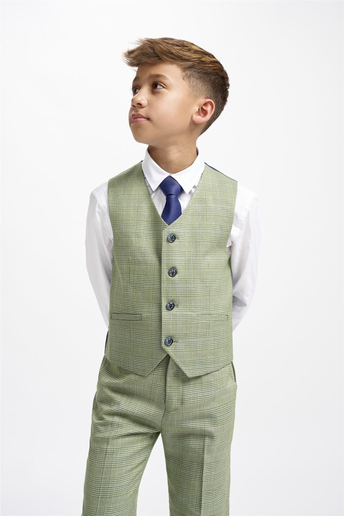 CARIDI BOYS SAGE 3 PIECE SUIT