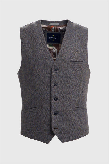 Cavani Thomas Savoy Tweed Waistcoat
