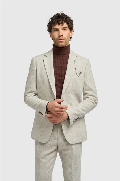 Cavani Thomas Pearl Tweed Blazer