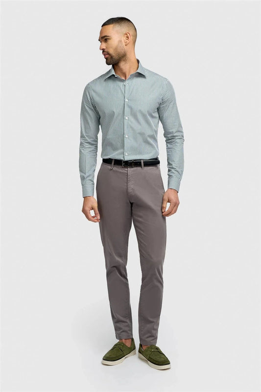 CAVANI ARGIRO GREEN STRIPE SHIRT