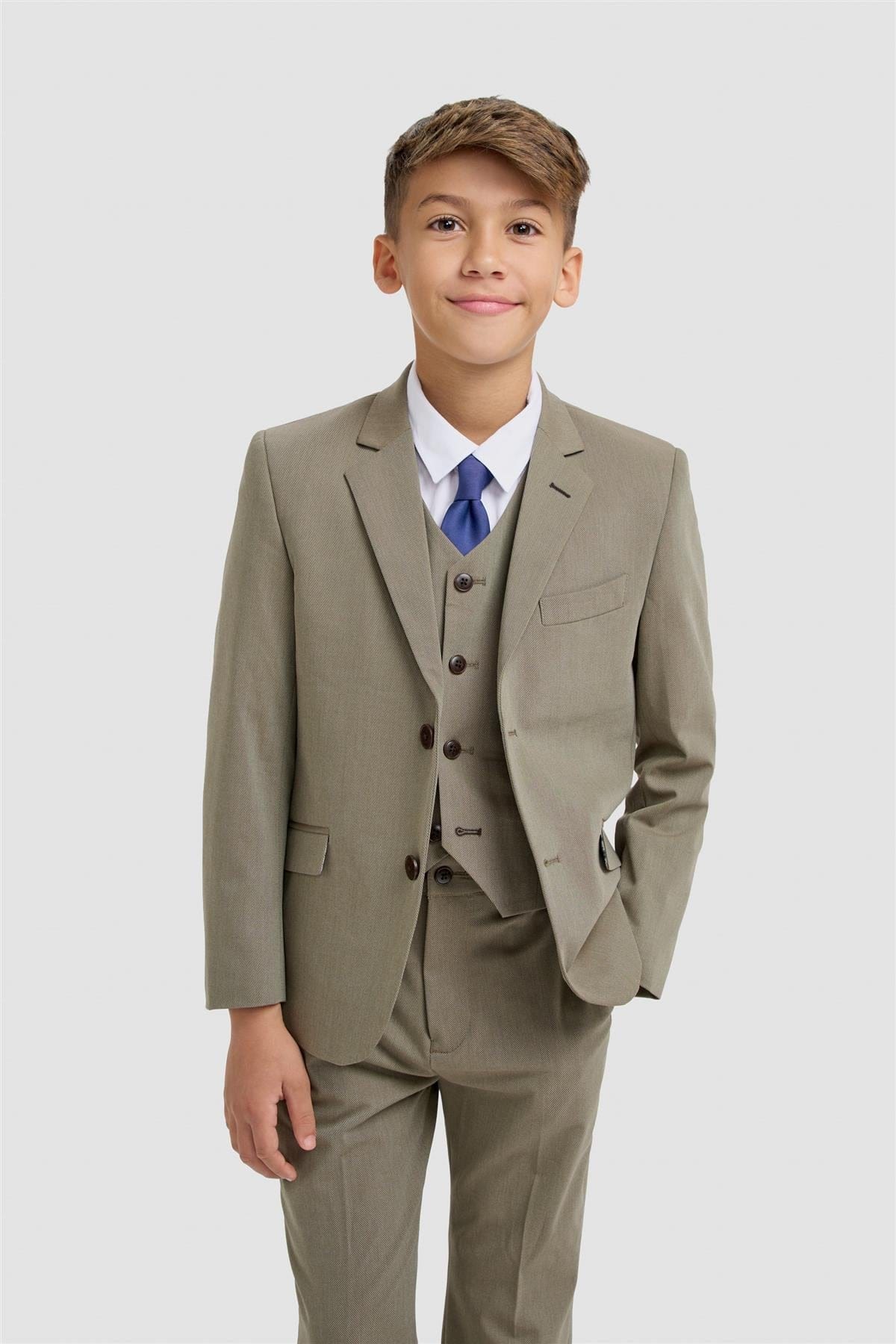 Cavani Donatella Sage Boys Three Piece Suit