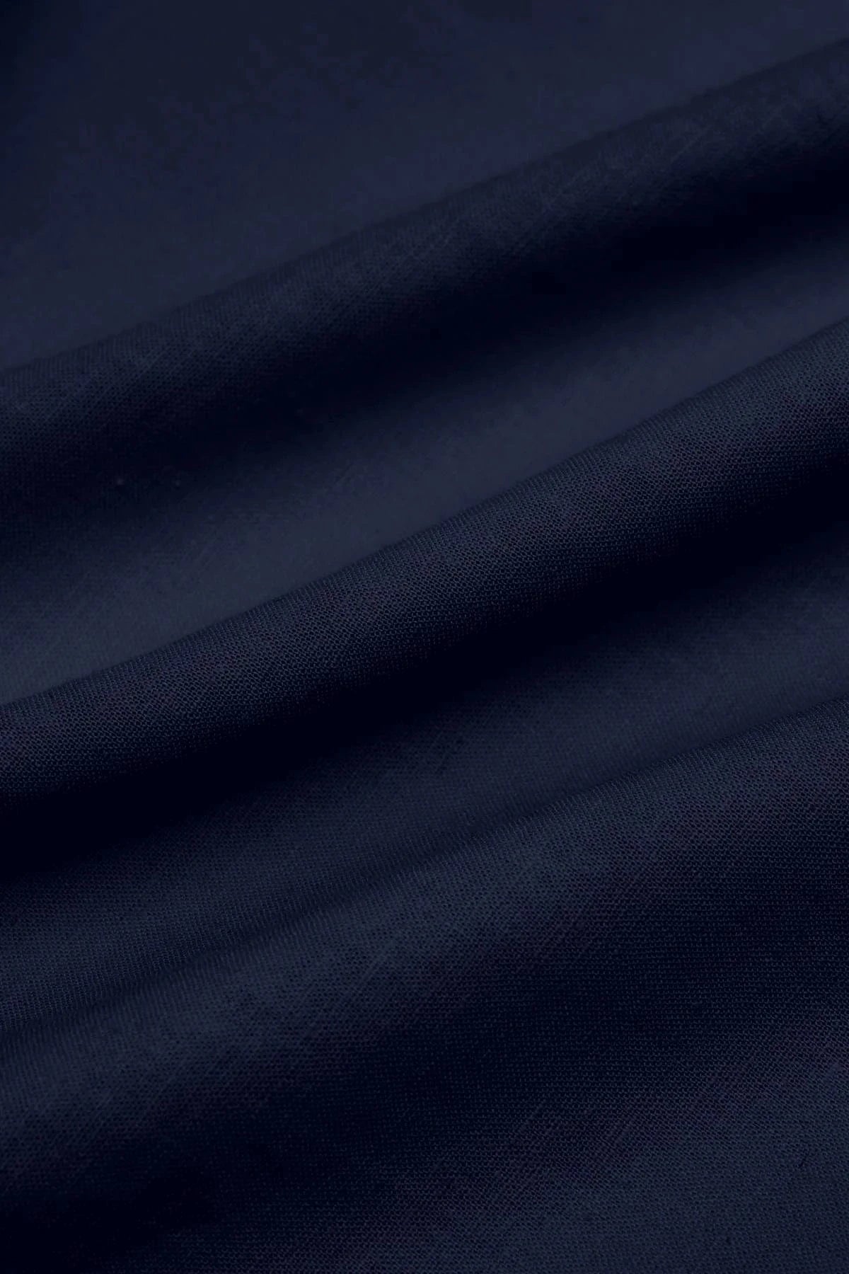 Cavani Matera navy shirt for men, slim fit, perfect for weddings and formal events.