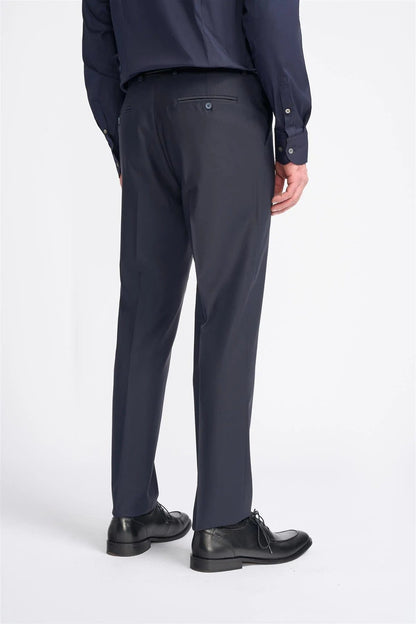 BOND MIDNIGHT NAVY SLIM TROUSERS