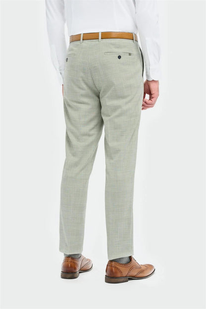 CAVANI CAMDEN SAGE TAILORED TROUSERS