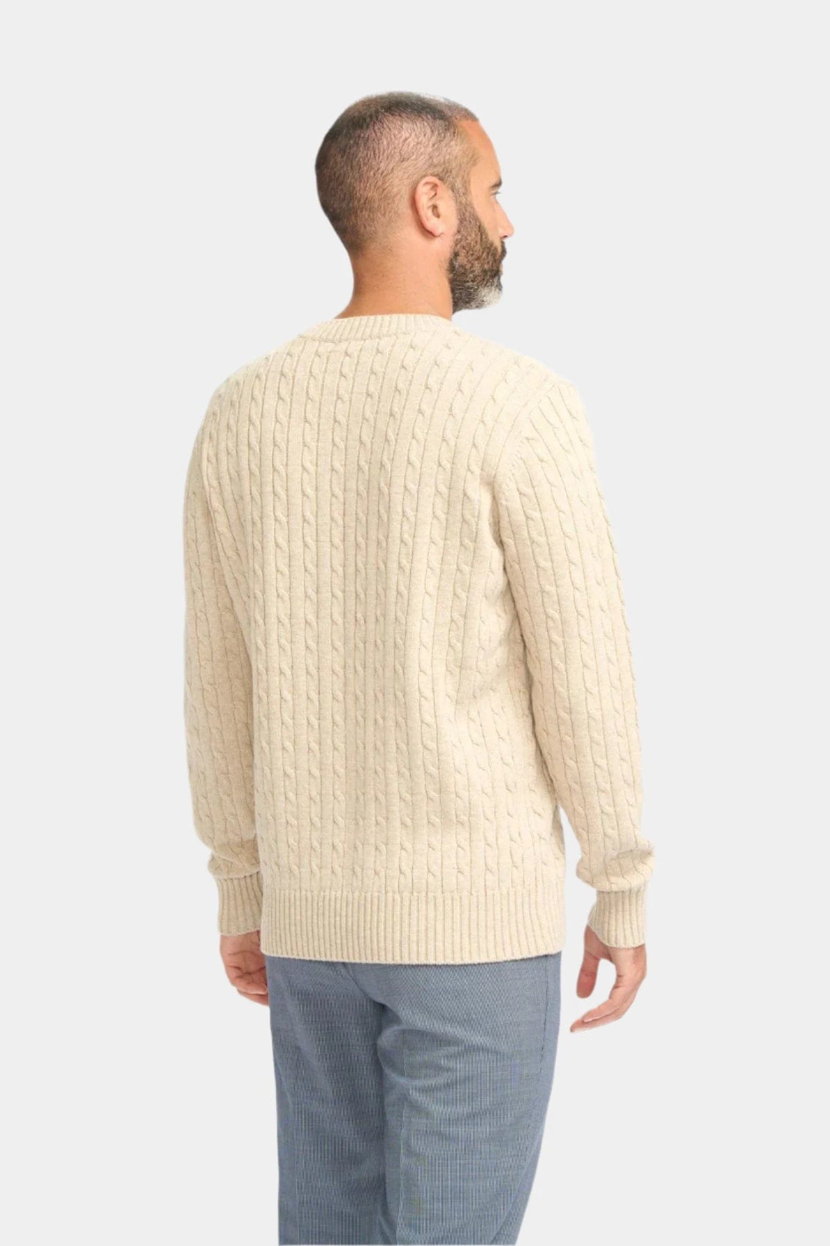 FOSTON FAWN WOOL JUMPER