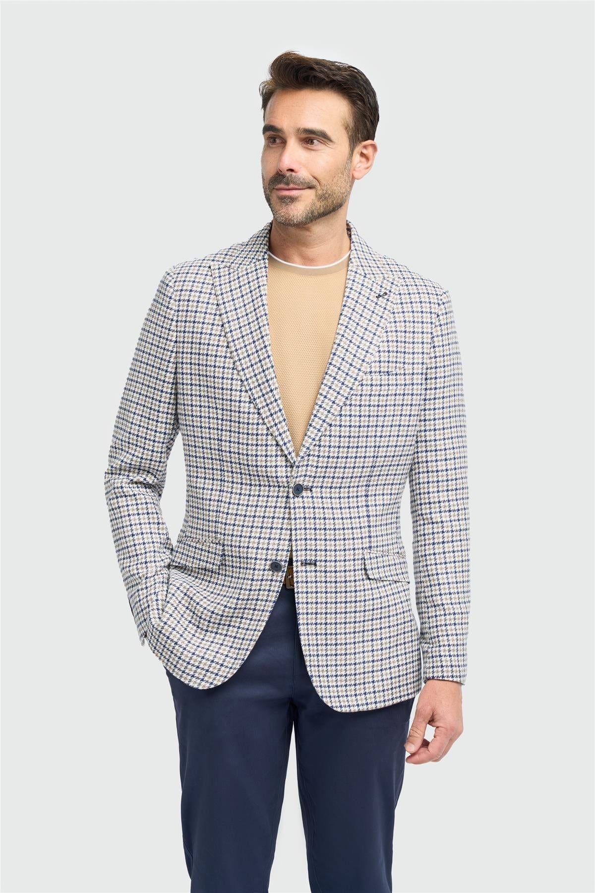 CAVANI BARTELA BLAZER with MALIBU NAVY 3-PIECE SUIT