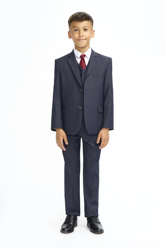 MALIBU BOYS NAVY 3-PIECE SUIT