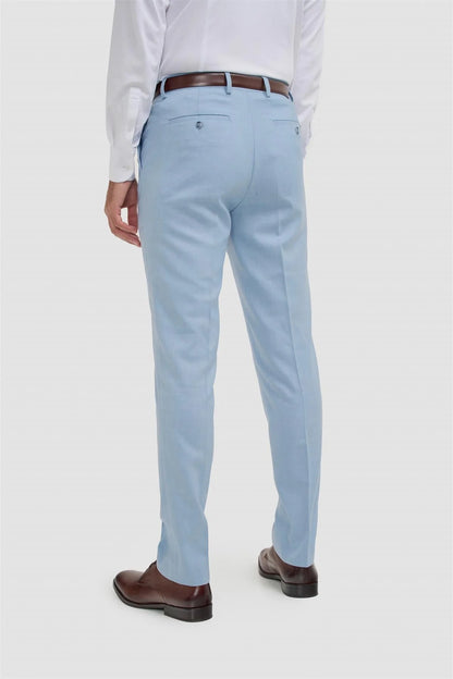 Cavani Malibu Sky Blue Melange Trouser